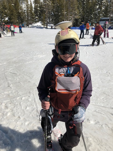 Differential GPS Skier Helmet.